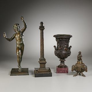 Collection (4) Grand Tour bronzes