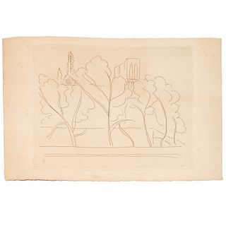 Matisse, rare variant etching