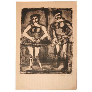 Georges Rouault, two lithographs