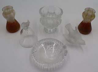 Lot Of Assorted Art Glass To Inc Lalique.