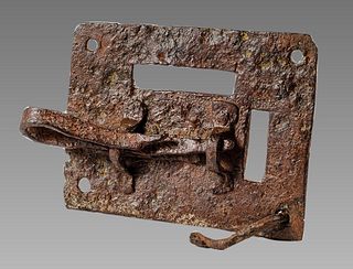 Crusader Period Iron Door Latch Mechanism c.1300 AD. 