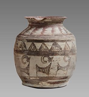 Indus Valley Terracotta Jar with Stags c.1000-2000 BC. 
