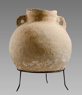 Ancient Holy Land Iron Age Terracotta Jar c.1200 BC. 
