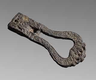 English Bronze Belt Buckle c.17th century AD. 