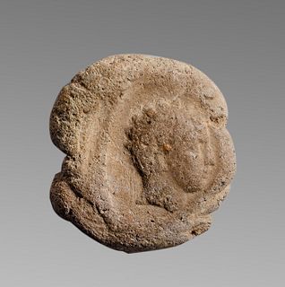Ancient Roman Terracotta Tessera c.200 AD.