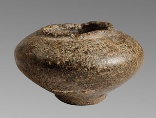 Ancient Egyptian Middle Kingdom Stone Khol Jar c.2040-1640 B.C. 