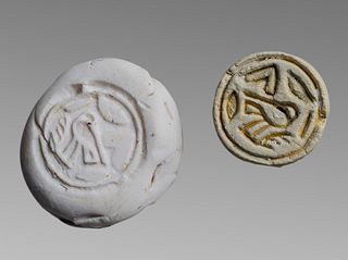Ancient Egyptian Steatite Button Seal Scarab c.2nd Millennium BC. 