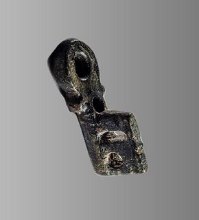 Ancient Roman Bronze Chest Key c.3rd century AD. 