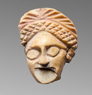 Ancient Roman Britain Carved Bone Female Head c.2nd cent AD.. 