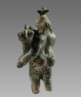 Ancient Roman Bronze figure of Eros c.1st-2nd cent AD. 