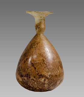 Ancient Roman Glass Bottle c.2nd century AD. 