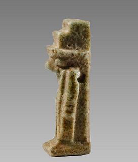 Ancient EGYPTIAN Faience Anubis Amulet Late Dynastic Period. 664-332 BCE. 