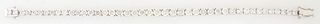 Platinum Tennis Bracelet, containing 43 round diamonds, total diamond wt.- 11.9 cts., L.- 7 1/4 in., with appraisal.