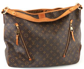 Louis Vuitton Brown Monogram Coated Canvas GM Delightful Shoulder Bag, the exterior with two diagonal side zip compartments with gol...