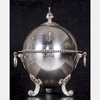 A Regency Style Silver Plated Wine Cooler, 19th Century.