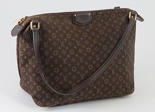 Louis Vuitton Brown Monogram Idylle Canvas MM Ballade Shoulder Bag, the exterior with golden brass hardware and dark brown leather s...