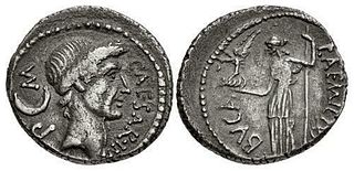 Ancient The Caesarians. Julius Caesar. January-February 44 BC. silver Denarius