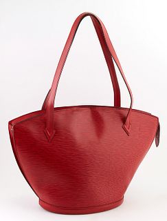 Louis Vuitton Red Epi Leather GM St. Jacques Long Straps Handbag