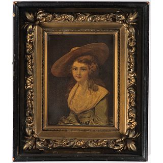 A Portrait of a Girl with Hat