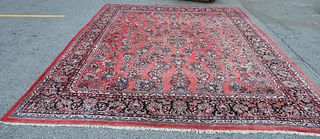 Vintage And Finely Hand Woven Roomsize Sarouk