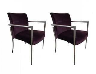 Pair of Cortona Chairs by Joe Ricchio for HBF