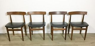 4 Danish Modern Dining Room Chairs