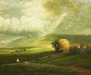 Signed Trevor James Oil on Canvas Landscape