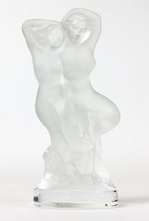 Lalique Le Faune Crystal Figure