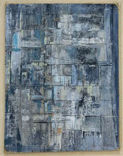 Gordon Steele Modernist Abstract O/B Painting