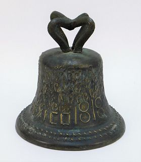 19C Mexican Bronze Missionary Bell