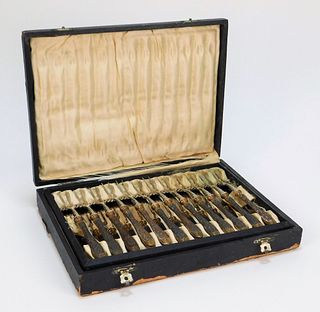 24PC Vom Cleff & Co Escargot Forks and Knives Set