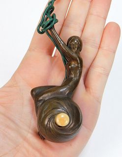 Peter Tereszczuk Bronze Table Bell Button