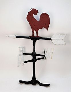 Cast Iron Rooster Weather Vane