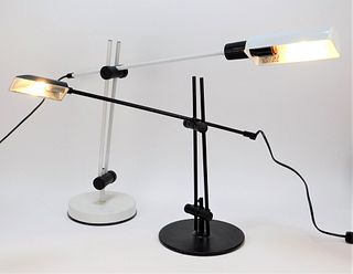 2 MCM Veneta Lumi Adjustable Desk Lamps