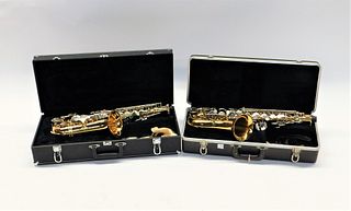 2 Selmer Bundy & Jupiter Alto Saxophone Group