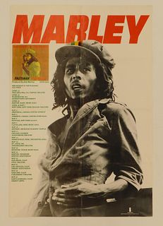 Bob Marley and the Wailers 1976 Tour Poster