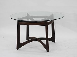 Adrian Pearsall Compass Glass Dining Table