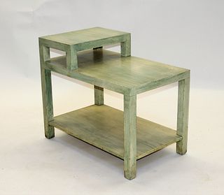 Widdicomb Green Veneer Lamp Table