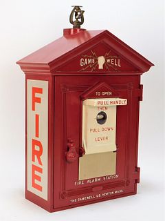Gamewell Cast Iron Fire Alarm Station Box