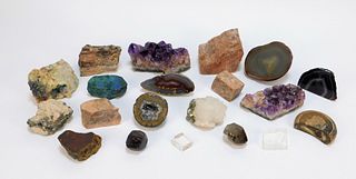 20 Assorted Mineral Specimen Grouping