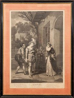 After Robert Smirke (1752-1845): Shakspear [sic] Merry Wives of Windsor. Act 1 Scene 1