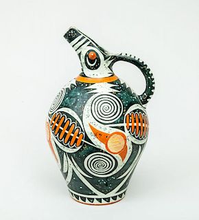 Camares Style Pottery Cretan Jar Vessel, from Atelier Exekias