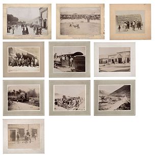 UNIDENTIFIED PHOTOGRAPHER, Vistas de Coahuila, Unsigned, Albumen on cardboard, Varying sizes, Pieces: 10
