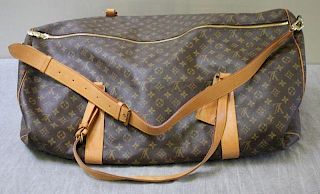Vintage Louis Vuitton Leather Hold All.