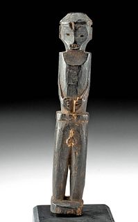 19th C. Dayak Ngaju Wood Standing Figure