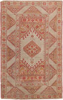 Antique Anatolian Ghiordes rug , 4 ft 3 in x 6 ft 6 in