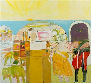 Bucky Milam, (American, 20th century), St. George and the Rhine Maidens, 1964