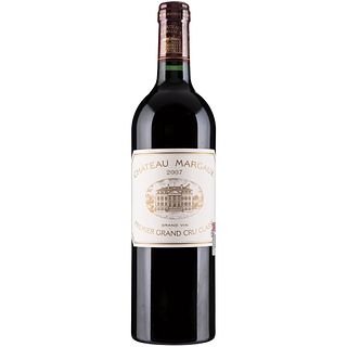 Château Margaux. Cosecha 2007 Grand Vin.  Premier Grand Cru Classé. Margaux. Nivel: llenado alto.