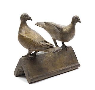 * Gerhard Marcks, (German, 1889-1981), Pigeons Roosting, 1961