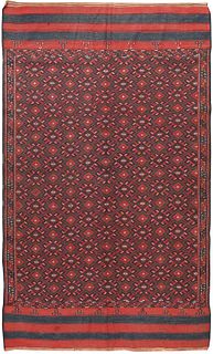 ANTIQUE YAMOUD CARPET , CENTRAL ASIA , 6 ft x 9 ft 11 in